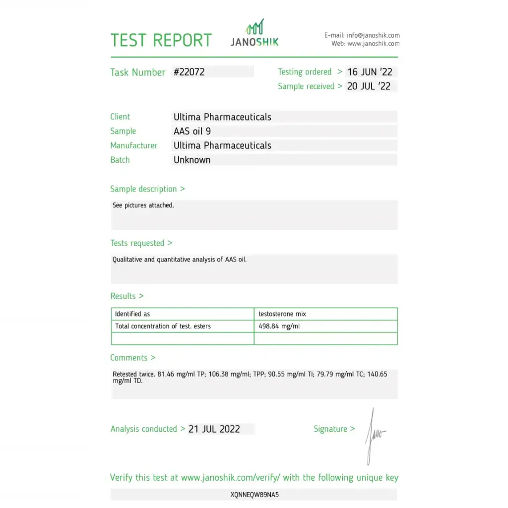 Ultima-SuperTest 450 Blend